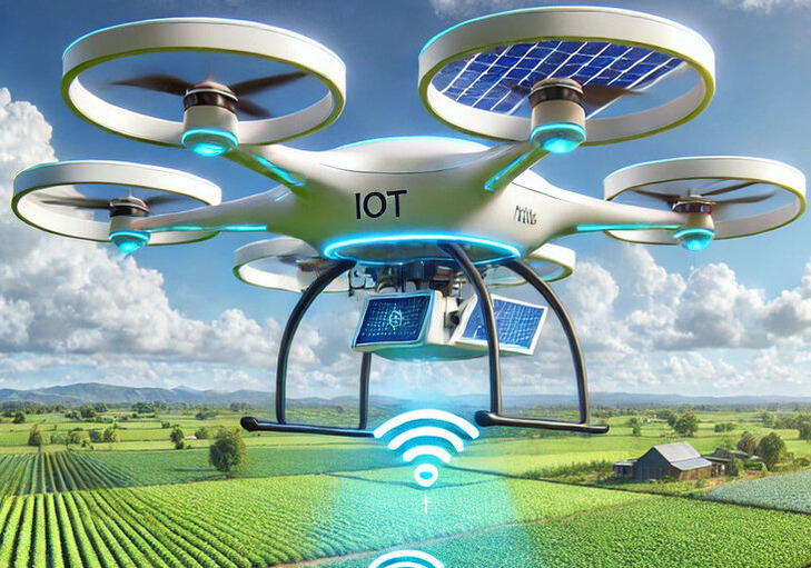IoT Enabled Drone for Smart Farming
